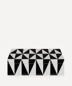 Jonathan Adler Storage|Living Room^Medium Op Art Lacquer Box