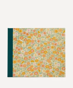 Esmie Stationery And Games^Medium Peach Orange Daisies Landscape Album
