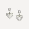 Rachel Quinn Earrings|Earrings^Medium Puffed Heart Drop Earrings