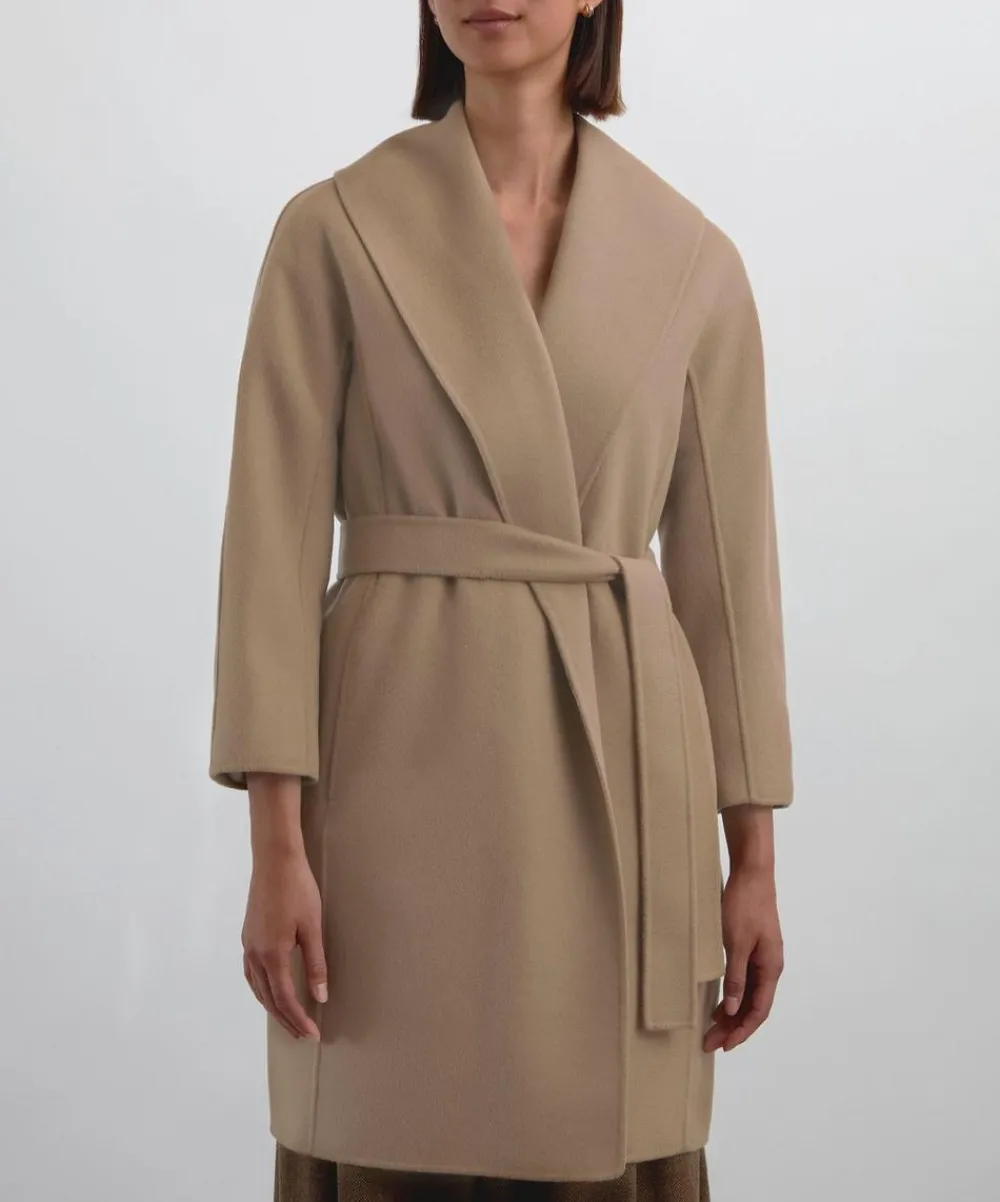 S Max Mara Coats & Jackets^Messi Double-Face Wool Robe Coat