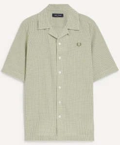 Fred Perry Shirts^Microgingham Seersucker Shirt