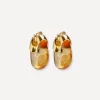 Lizzie Fortunato Earrings^Mini Gold-Plated Organic Hoop Earrings