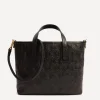 Liberty Bags^Mini Marlborough Cross-Body Tote Bag in Embossed Leather
