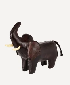 Omersa Footstools & Furniture|Ornaments^Miniature Leather Elephant
