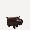Omersa Footstools & Furniture^Miniature Leather Hippopotamus