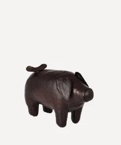 Omersa Footstools & Furniture|Ornaments^Miniature Leather Pig