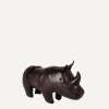 Omersa Footstools & Furniture^Miniature Leather Rhinoceros