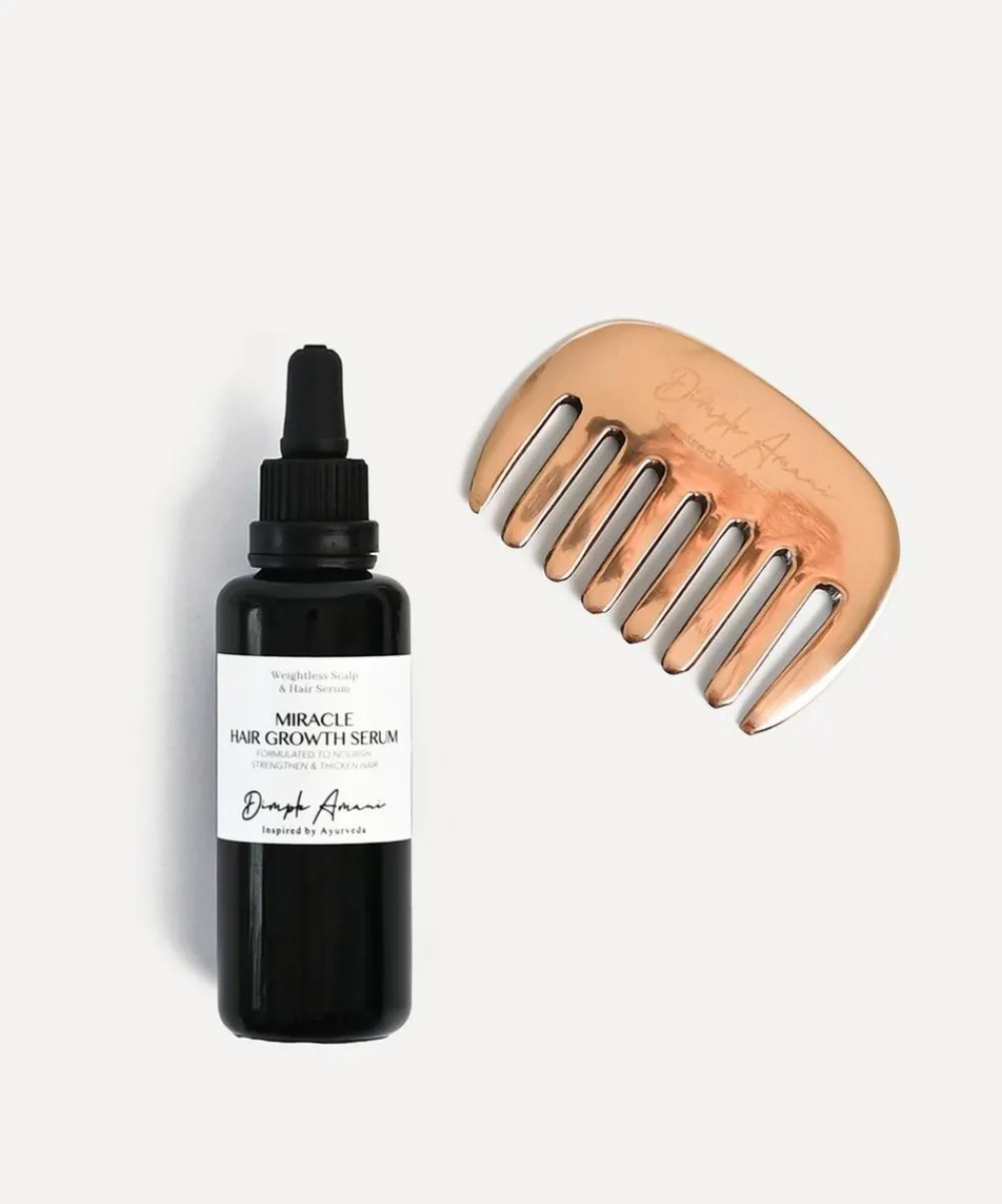 Dimple Amani Hair Styling^Miracle Hair Growth Set with Copper Comb
