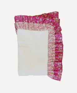 Coco & Wolf Bathroom^Mitsi Valeria Pink Double Ruffle Bathmat 86x53cm