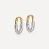 Astley Clarke Earrings^Mixed Metal Aurora U-Hoop Huggie Hoop Earrings