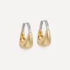Astley Clarke Earrings^Mixed Metal Chunky Aurora U-Hoop Hoop Earrings
