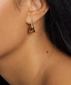Astley Clarke Earrings^Mixed Metal Chunky Aurora U-Hoop Hoop Earrings