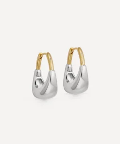 Astley Clarke Earrings^Mixed Metal Chunky Aurora U-Hoop Hoop Earrings