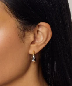 Astley Clarke Earrings^Mixed Metal Chunky Aurora U-Hoop Hoop Earrings
