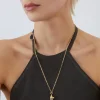 Kirstie Le Marque Necklaces^Mixed Metal Diamond and Ruby Fish Pendant Necklace