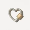 Marla Aaron Charms & Pendants|Charms & Pendants^Mixed Metal Heartlock Clasp