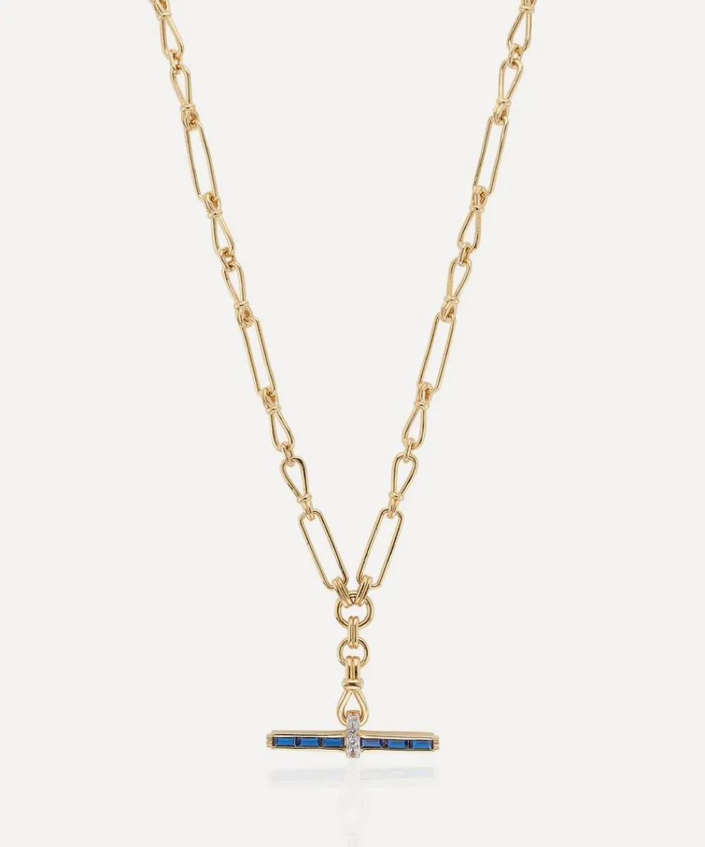 Laura Vann Necklaces^Mixed Metal Jeanie T-Bar Pendant Necklace