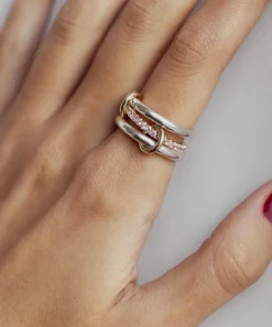 Spinelli Kilcollin Rings|Rings^Mixed Metal Libra Pastel Petite Ring