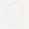 Otiumberg Necklaces^Mixed Metal Paperclip Link Chain Necklace