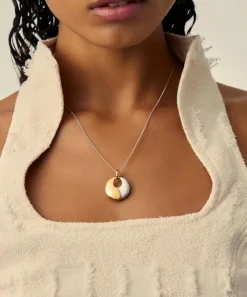 Missoma Necklaces|Necklaces^Mixed Metal Sculptural Pebble Pendant Necklace Set