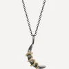 Acanthus Necklaces|Necklaces^Mixed Metal Serpent Moon Pendant Necklace