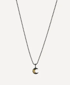 Acanthus Necklaces^Mixed Metal Tiny Celestial Star Moon Pendant Necklace