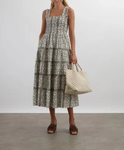 Hill House Home Dresses^Mocha Provencal Floral Kimmy Nap Dress