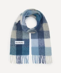 Acne Studios Scarves^Mohair Checked Scarf