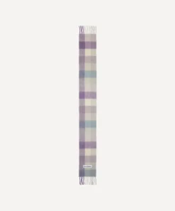 Acne Studios Scarves^Mohair-Blend Checked Scarf