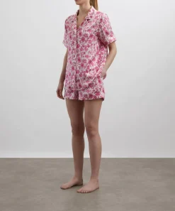 Liberty Sleepwear^Mono Muse Silk-Satin Short Pyjama Set