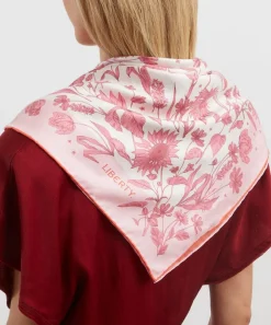 Liberty Scarves^Mono Muse 90x90 Silk Scarf