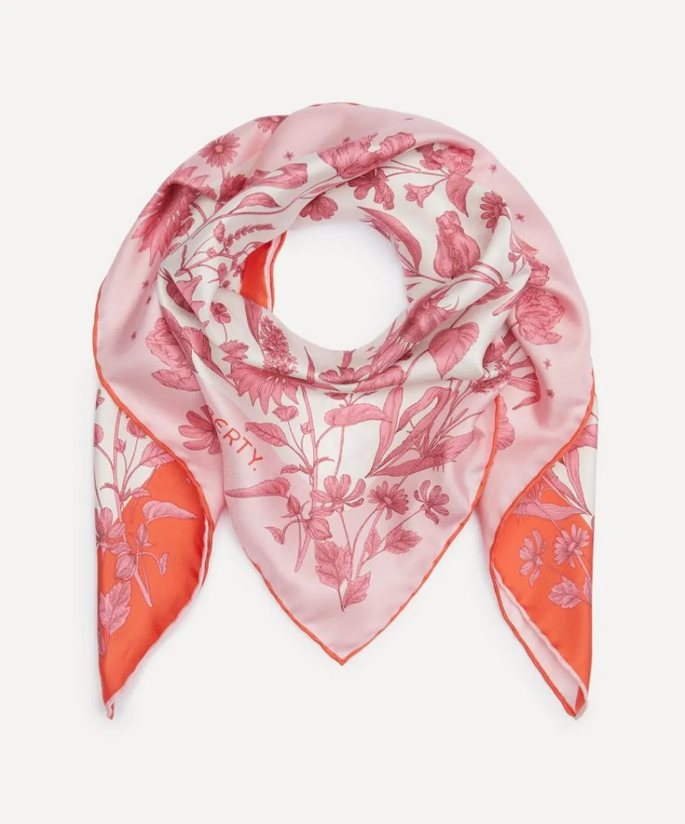 Liberty Scarves^Mono Muse 90x90 Silk Scarf