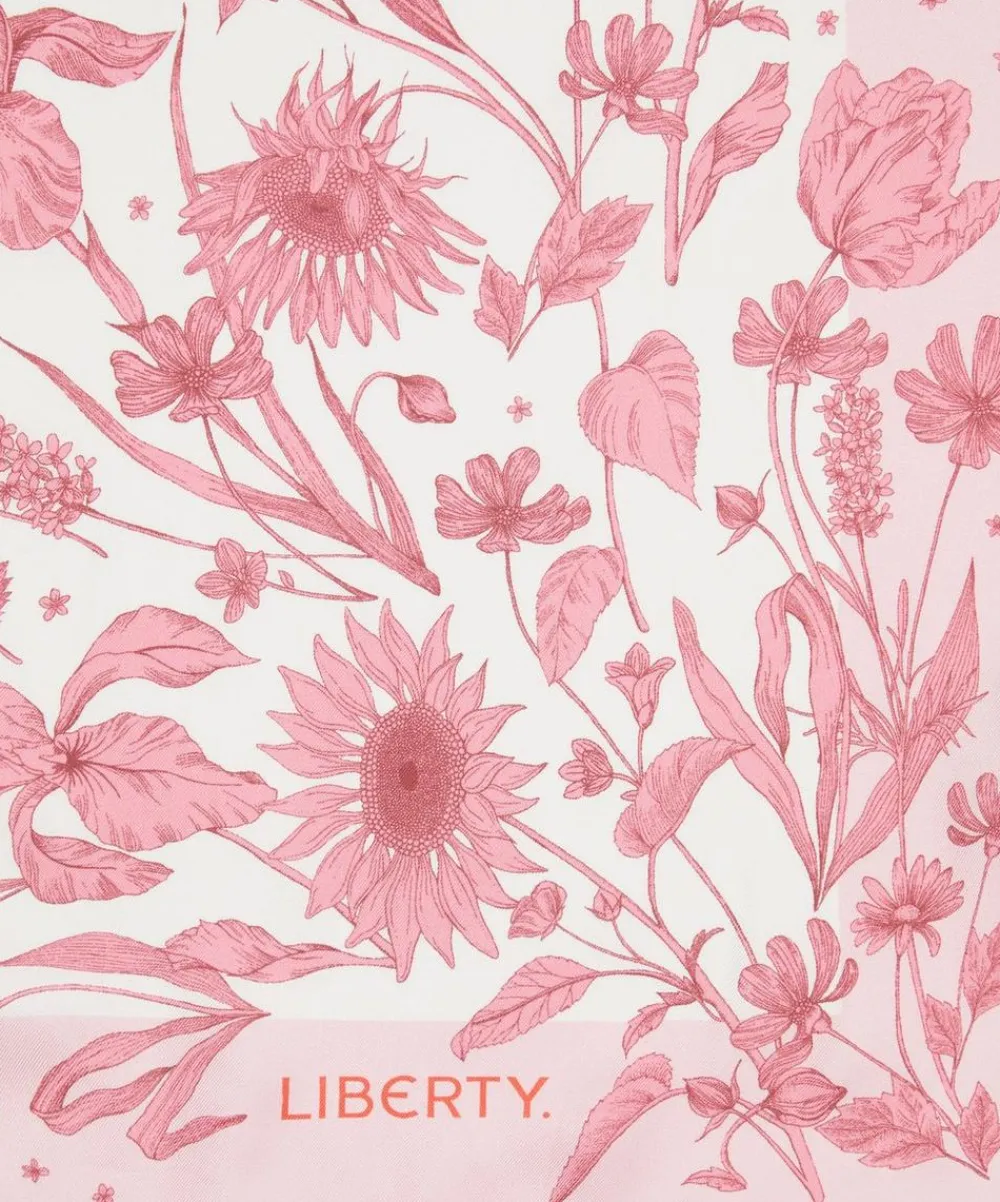 Liberty Scarves^Mono Muse 90x90 Silk Scarf