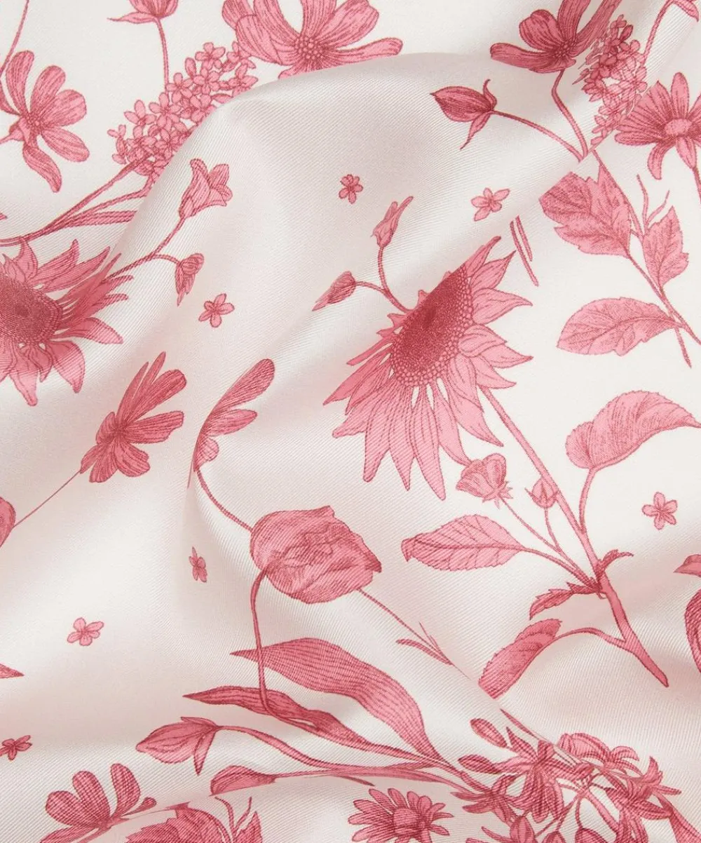 Liberty Scarves^Mono Muse 90x90 Silk Scarf