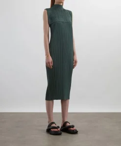 Pleats Please Issey Miyake Dresses^MONTHLY COLOURS: JUNE Midi Dress
