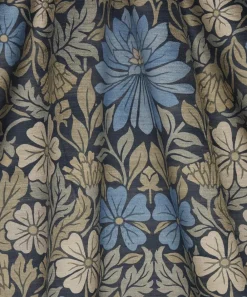 Liberty Interiors Furnishing Fabrics^Moon Garden Vintage Velvet in Lapis