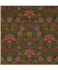 Liberty Interiors Furnishing Fabrics^Moon Garden Vintage Velvet in Dragonfly