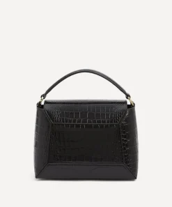 Strathberry Bags^Mosaic Croc-Embossed Leather Top Handle Bag
