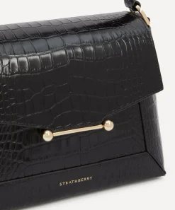 Strathberry Bags^Mosaic Croc-Embossed Leather Top Handle Bag