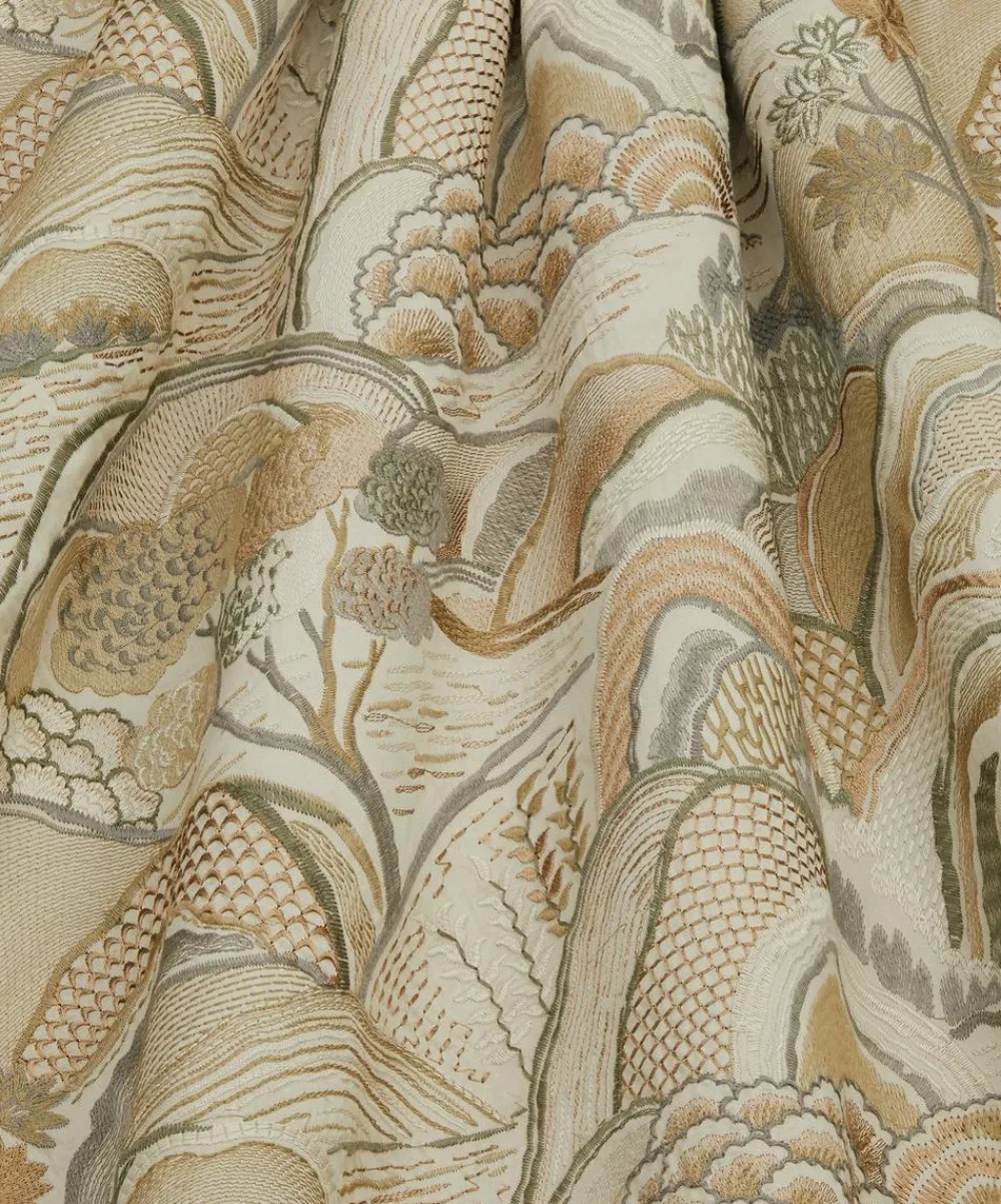 Liberty Interiors Furnishing Fabrics^Mount Edo in Pewter