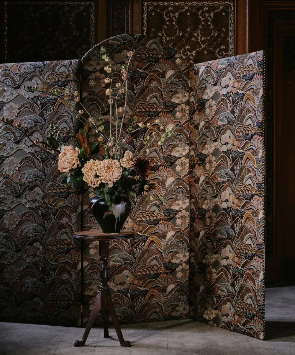 Liberty Interiors Furnishing Fabrics^Mount Edo in Pewter Dark
