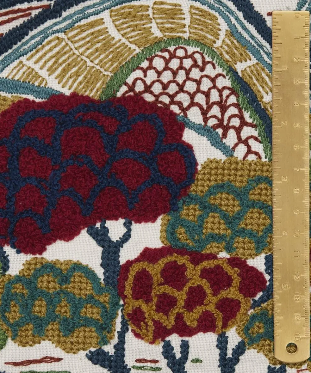 Liberty Interiors Furnishing Fabrics|Furnishing Fabrics^Mount Stitch in Acacia