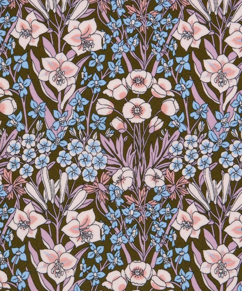 Liberty Fabrics Classic Silks|Crepe De Chine^Mountain Primrose Crepe de Chine