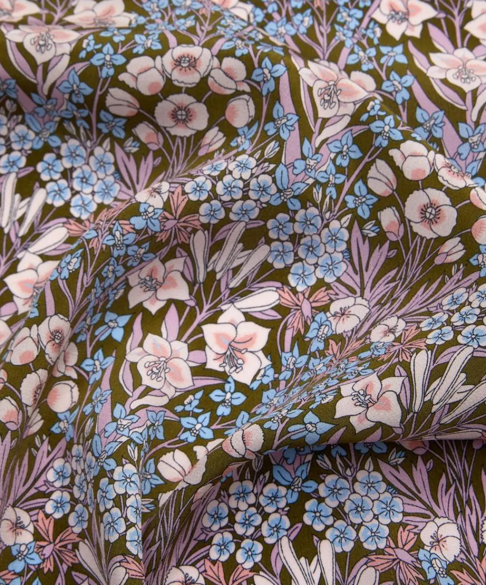 Liberty Fabrics Classic Silks|Crepe De Chine^Mountain Primrose Crepe de Chine
