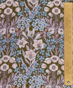 Liberty Fabrics Classic Silks|Silk Satin^Mountain Primrose Silk Satin