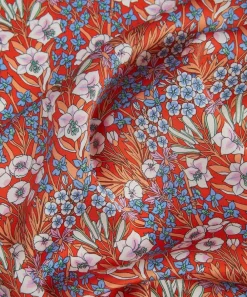 Liberty Fabrics Classic Silks|Silk Satin^Mountain Primrose Silk Satin