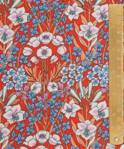 Liberty Fabrics Classic Silks|Silk Satin^Mountain Primrose Silk Satin