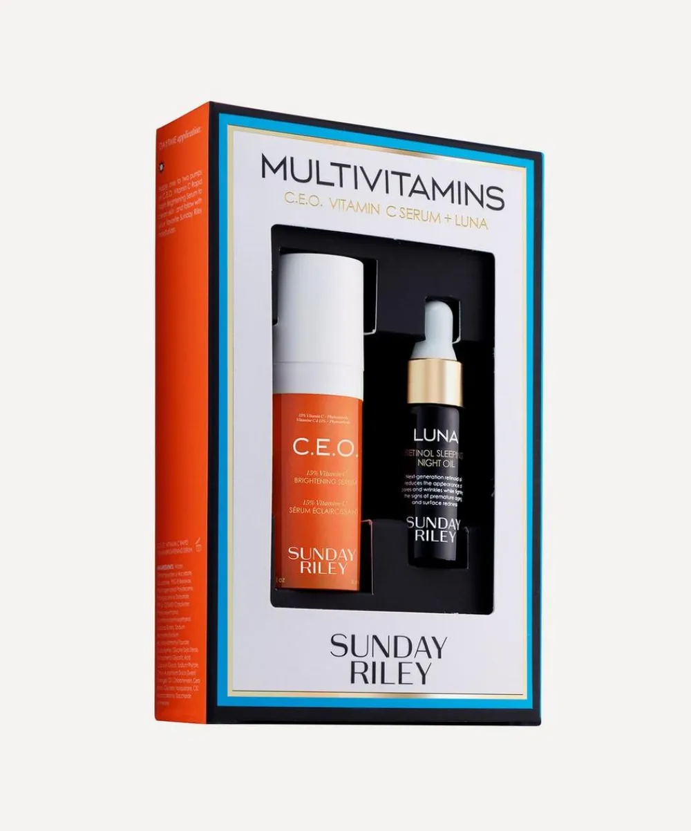 Sunday Riley Facial Serums & Oils^Multivitamins C.E.O. Vitamin C Serum and Luna Kit