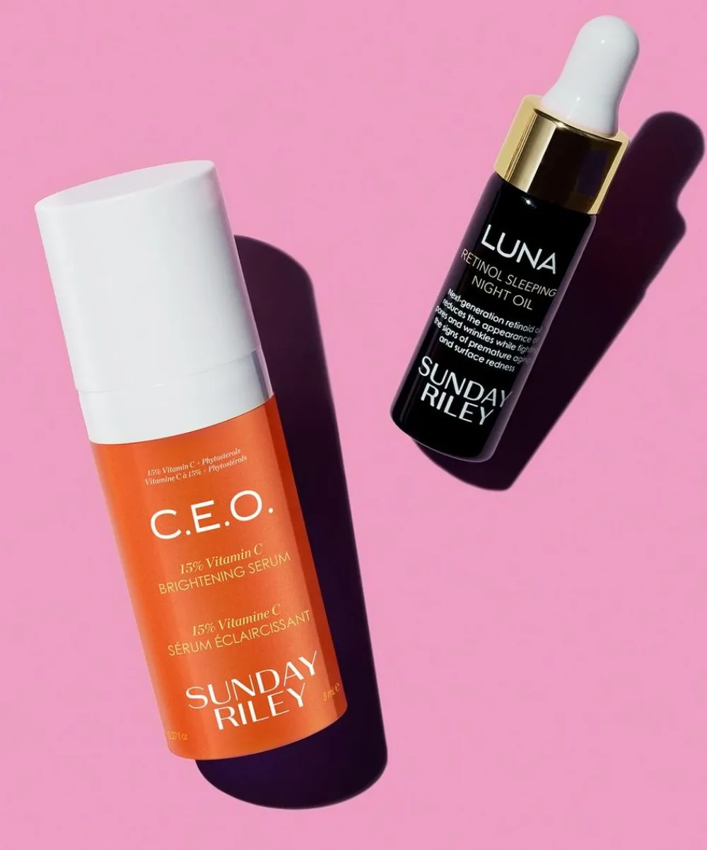Sunday Riley Facial Serums & Oils^Multivitamins C.E.O. Vitamin C Serum and Luna Kit
