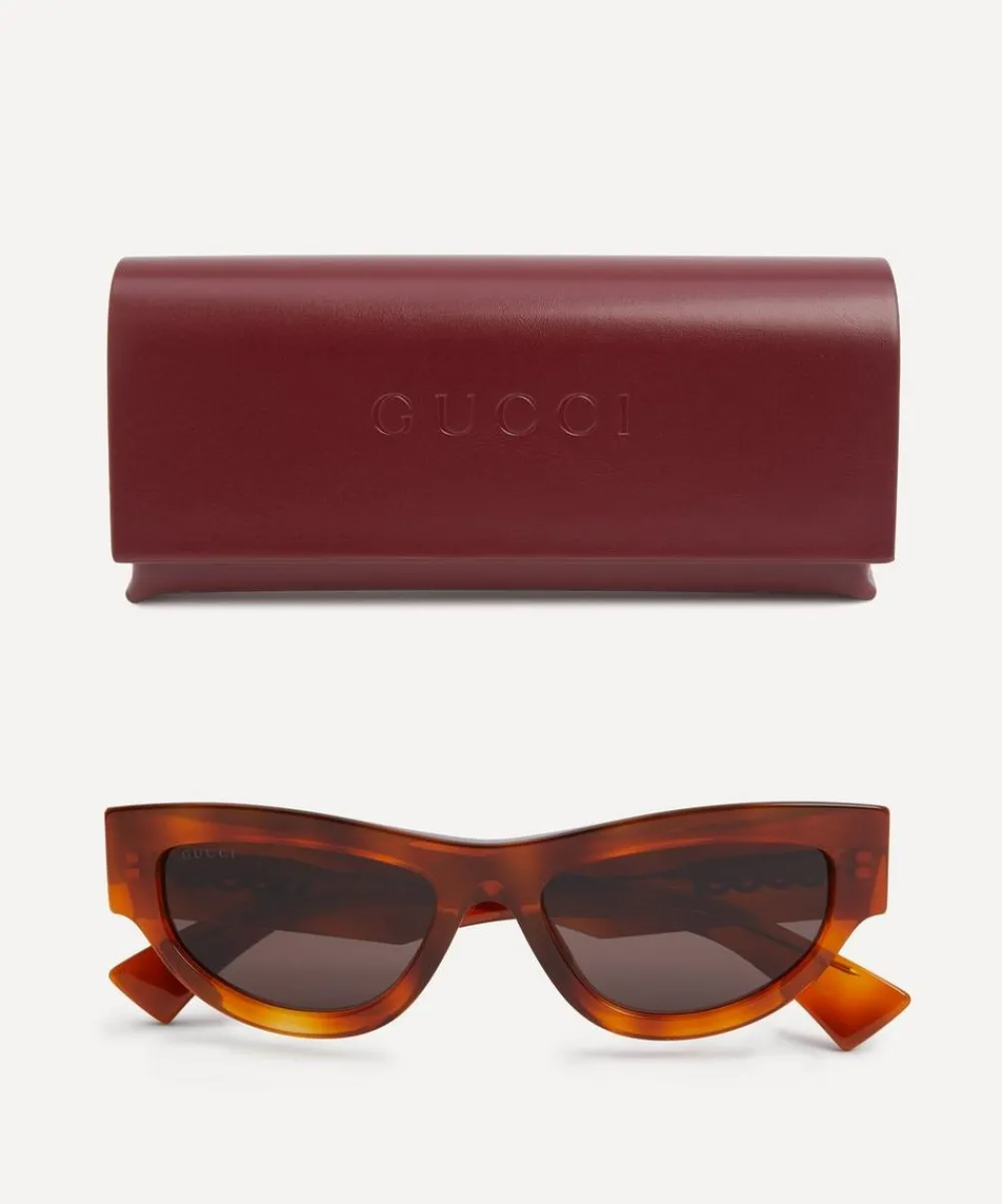 Gucci Sunglasses & Glasses^Narrow Cat-Eye Sunglasses